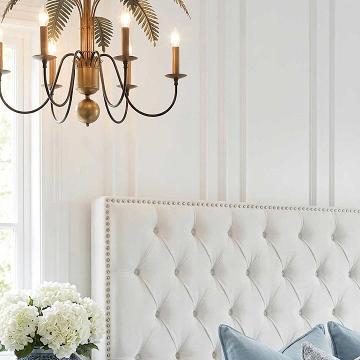 Queenscliff Tufted Bedhead King Beige