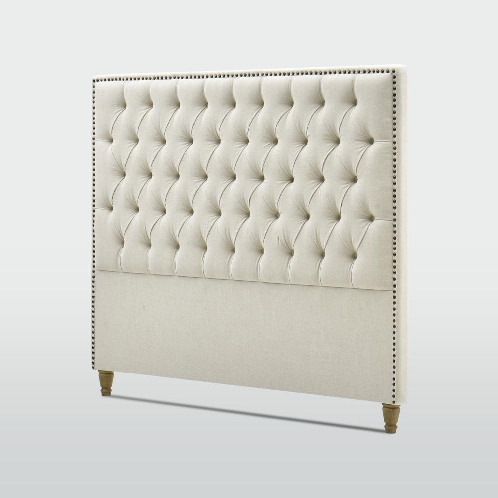 Queenscliff Tufted Bedhead King Beige