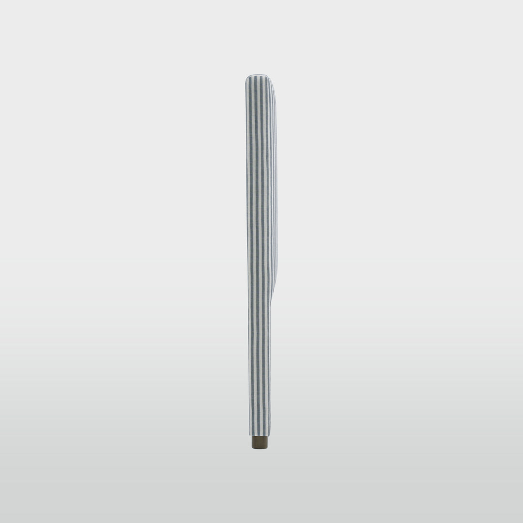 Newport Bedhead King White & Blue Pin Stripe