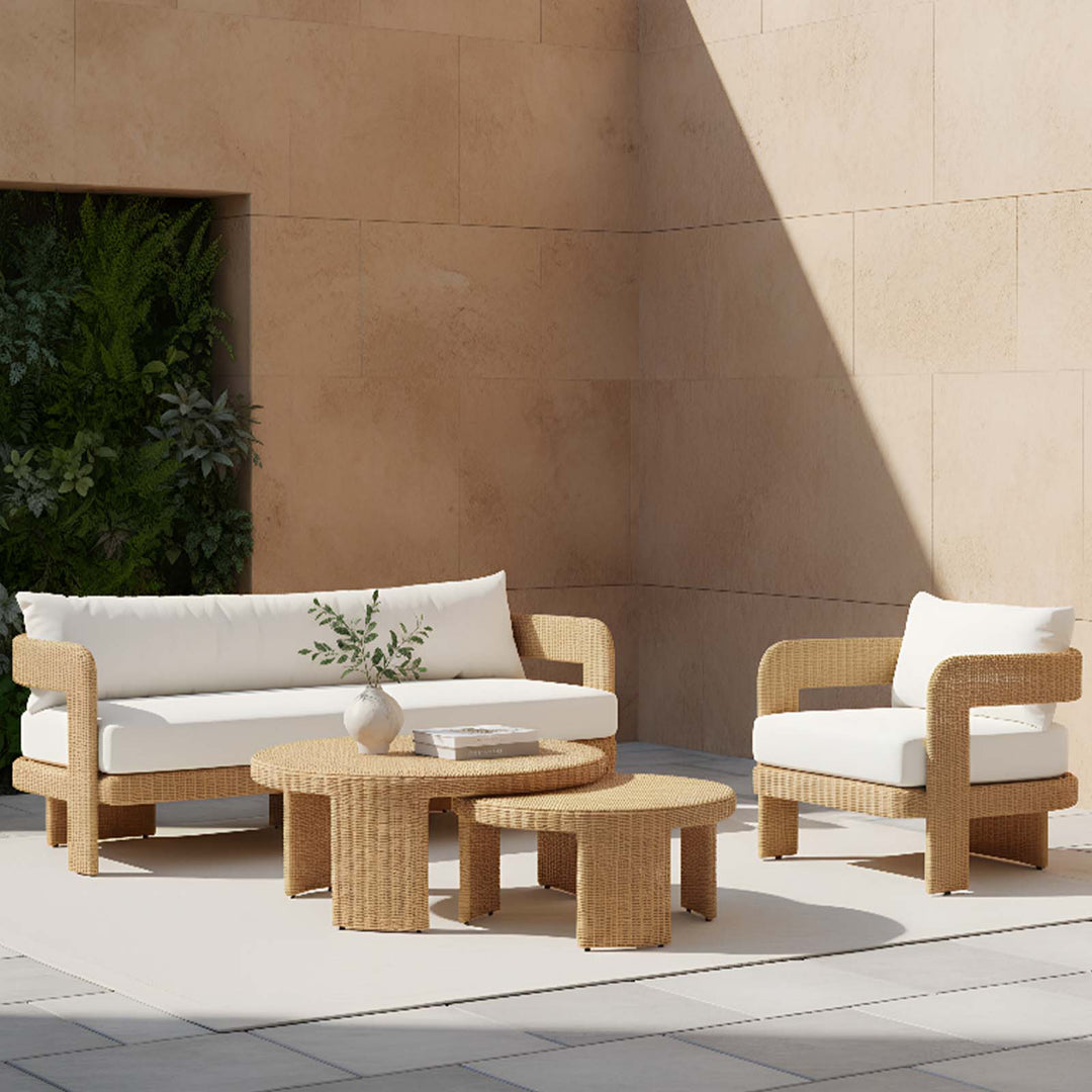 Cassius Outdoor Occasional Chair Natural