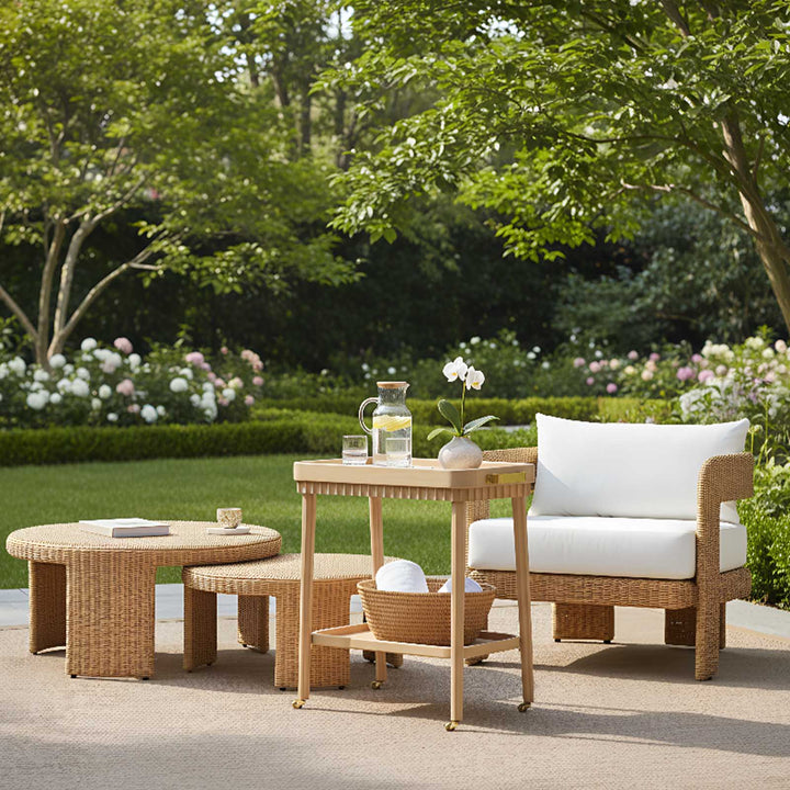 Cassius Outdoor Occasional Chair Natural