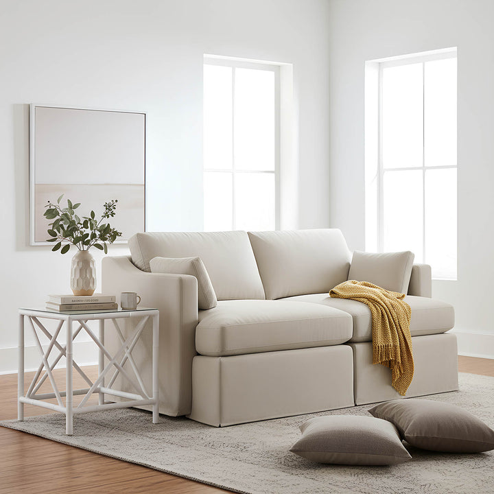 Elodie Outdoor Side Table White