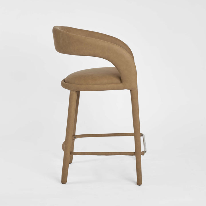 Nolan Counter Stool Tan PU
