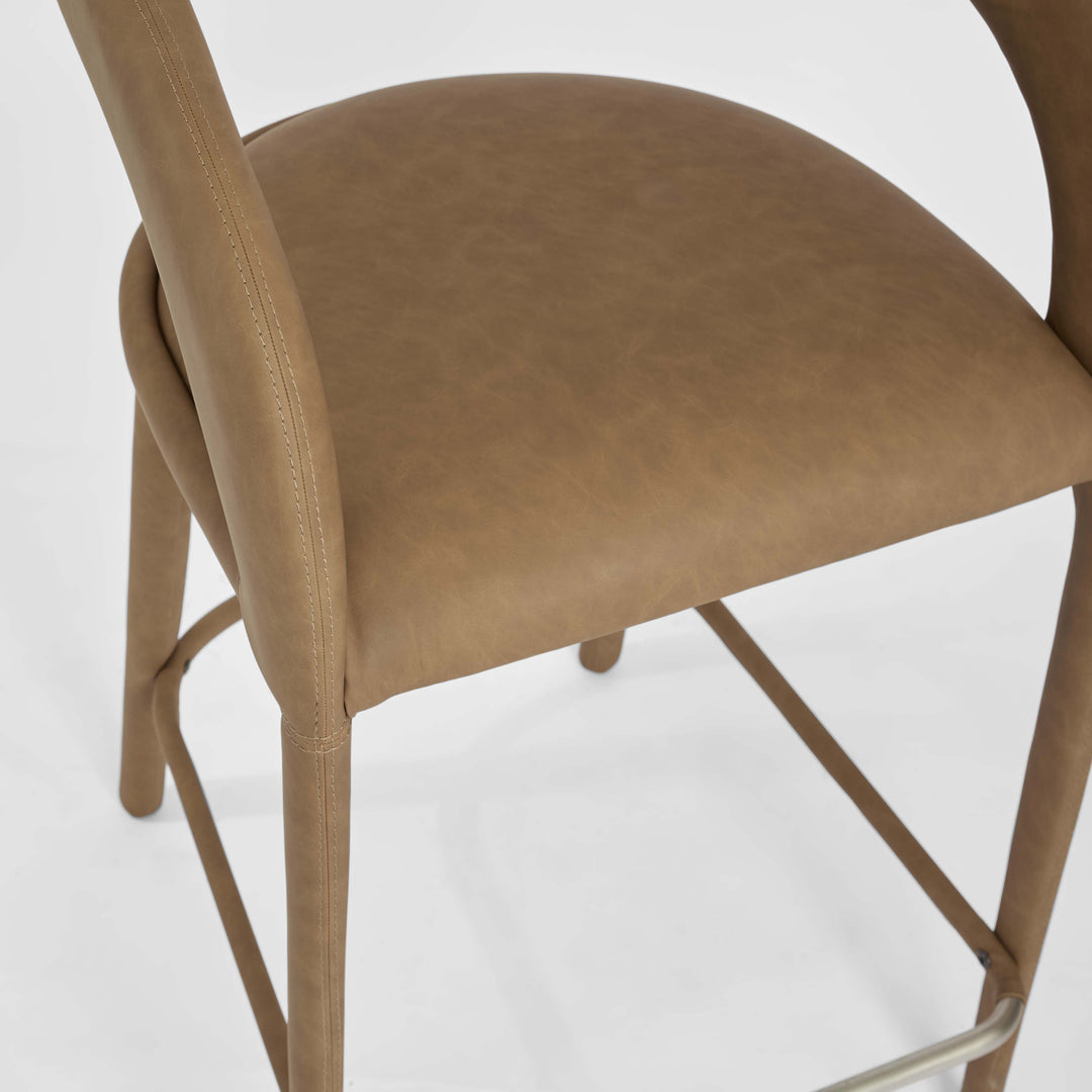 Nolan Counter Stool Tan PU