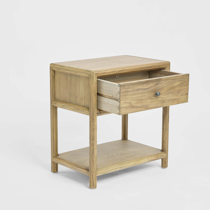 Cambridge Bedside Table Elm Natural