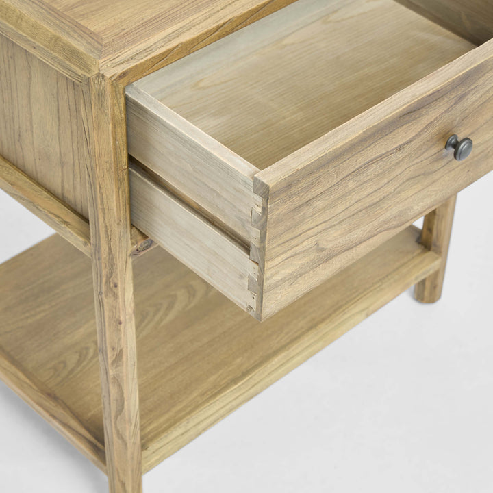 Cambridge Bedside Table Elm Natural