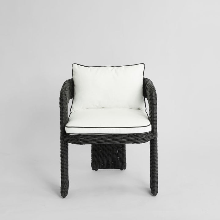 Cassius Occasional Dining Chair Outdoor Black