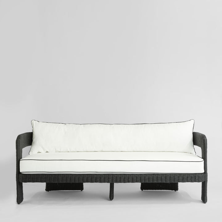 Cassius 3 Seat Sofa Outdoor Black
