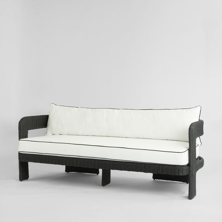 Cassius 3 Seat Sofa Outdoor Black