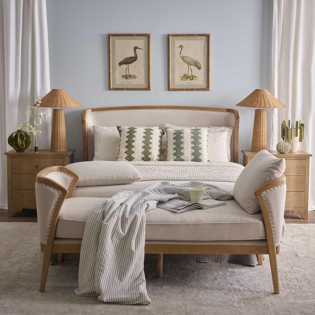 Avignon Bedside Table 3 Drawer Oak