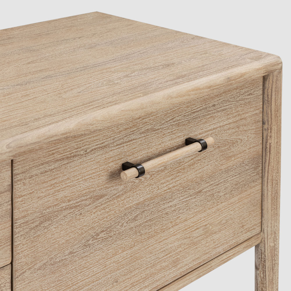 Bayview Console Table Natural Whitewash