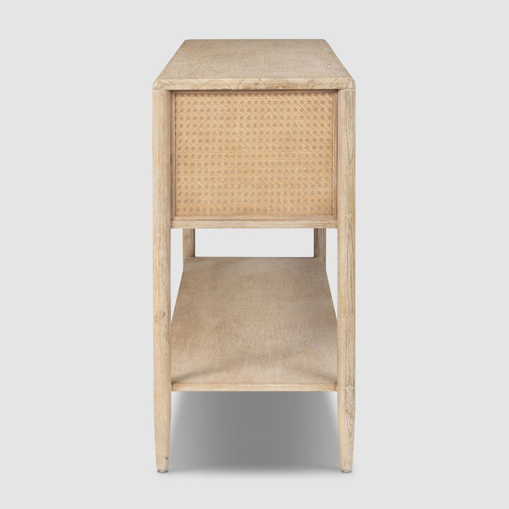 Bayview Console Table Natural Whitewash
