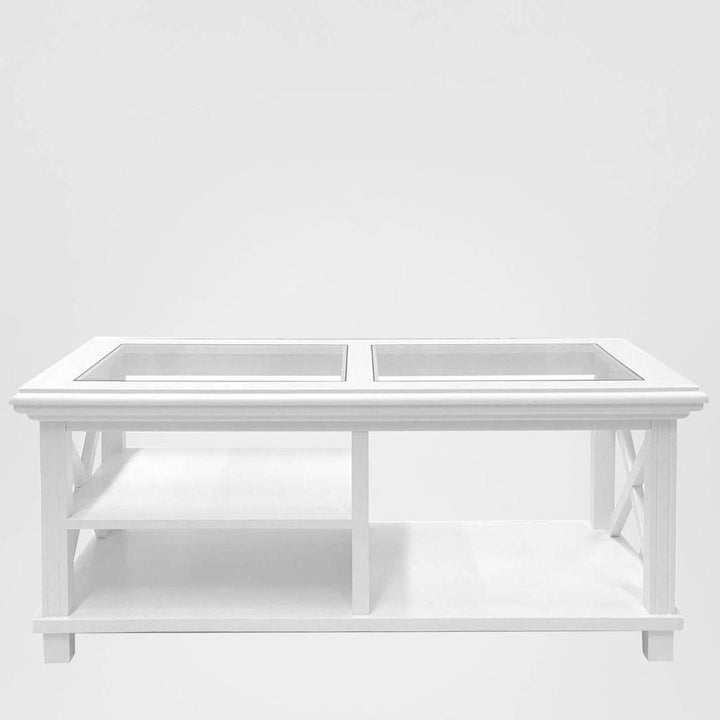 Sorrento Hamptons Rectangle 119cm Coffee Table White