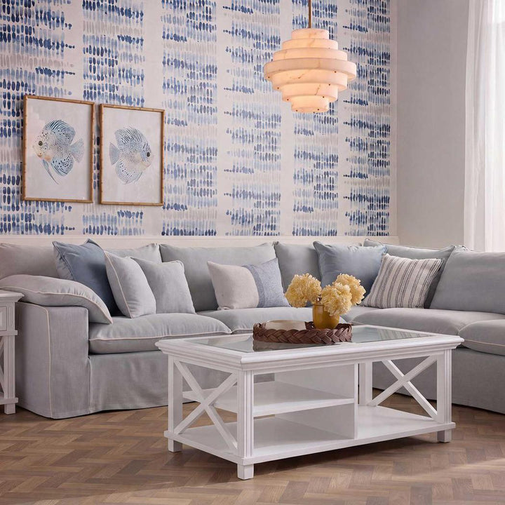 Sorrento Hamptons Rectangle 119cm Coffee Table White