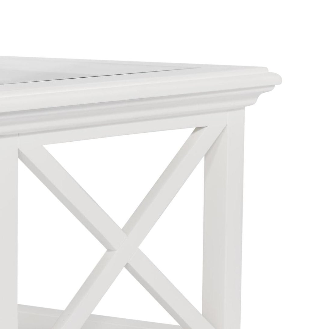 Sorrento Hamptons Square 120cm Coffee Table White