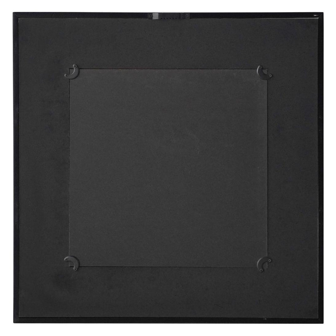 Sketched Flowers In Black Frame With Linen Insert Set 2