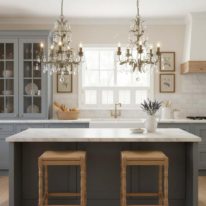 Taupe Chandelier Medium