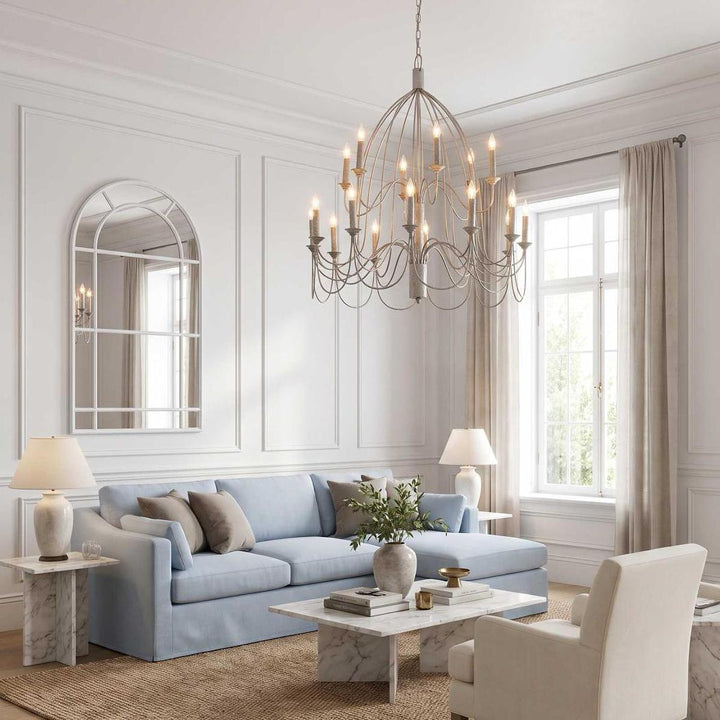 Taupe Chandelier Large