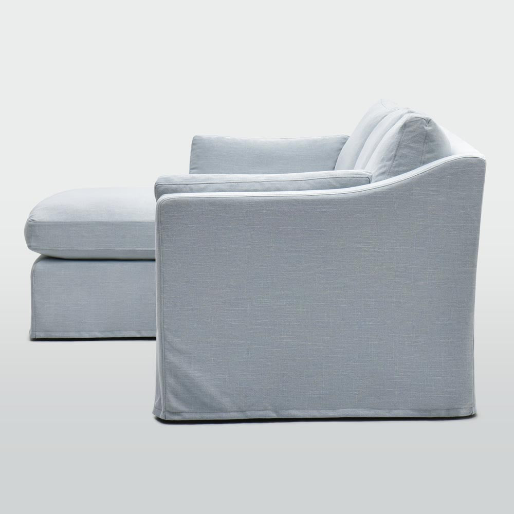 Clovelly 3 Seater Left Chaise Sofa Beach