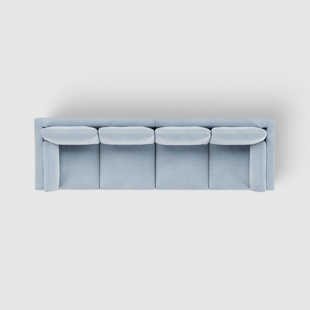 Clovelly 4 Seat Modular Sofa Beach