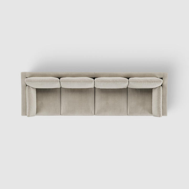 Clovelly 4 Seat Modular Sofa Natural