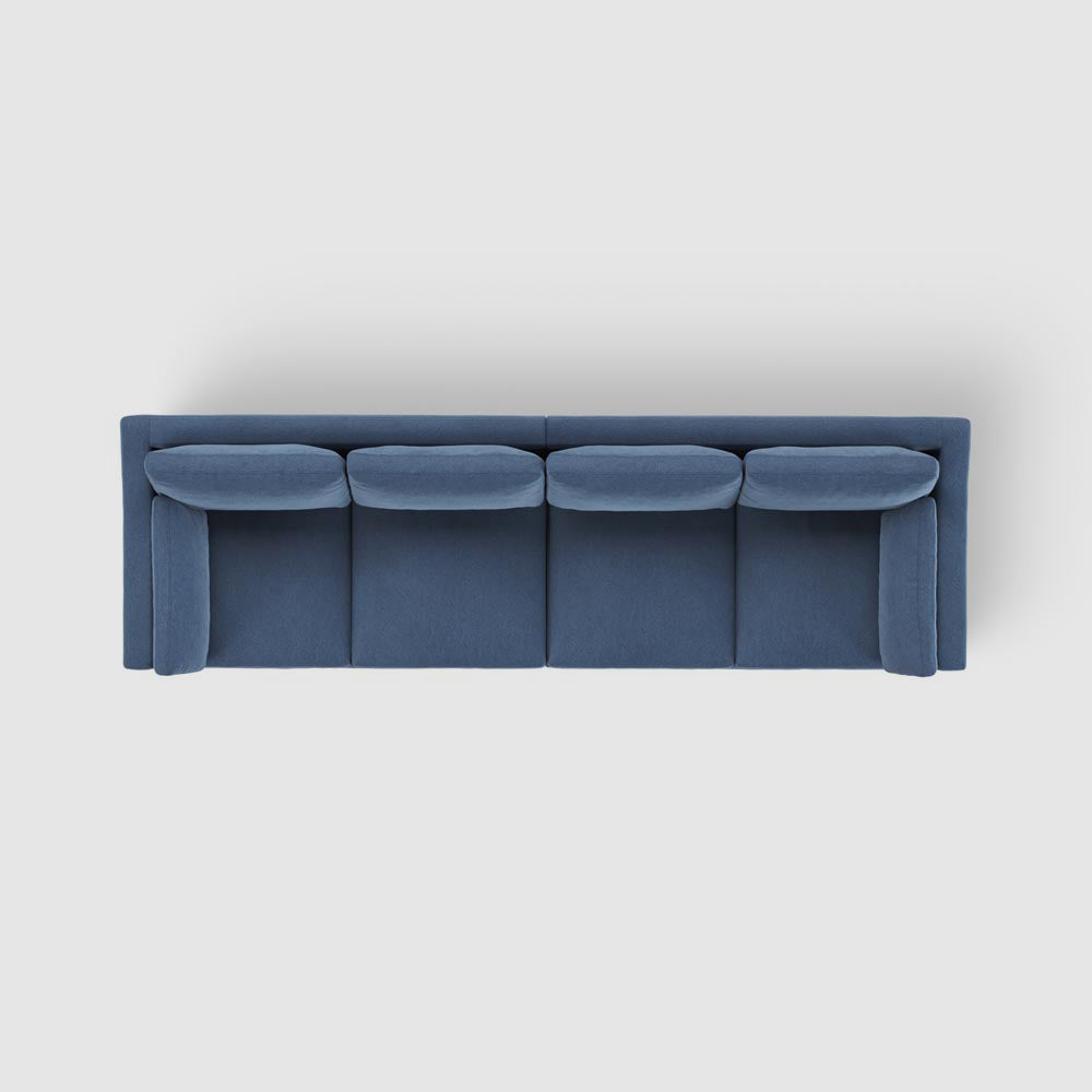 Clovelly 4 Seat Modular Sofa Navy