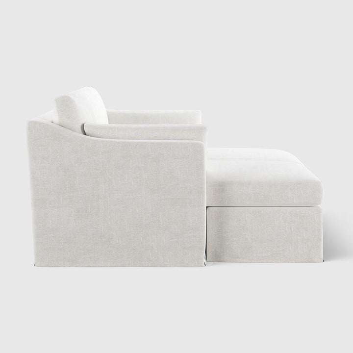 Clovelly Double Chaise Daybed Ivory