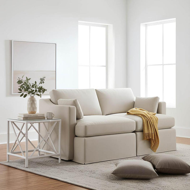 Clovelly Double Chaise Daybed Natural