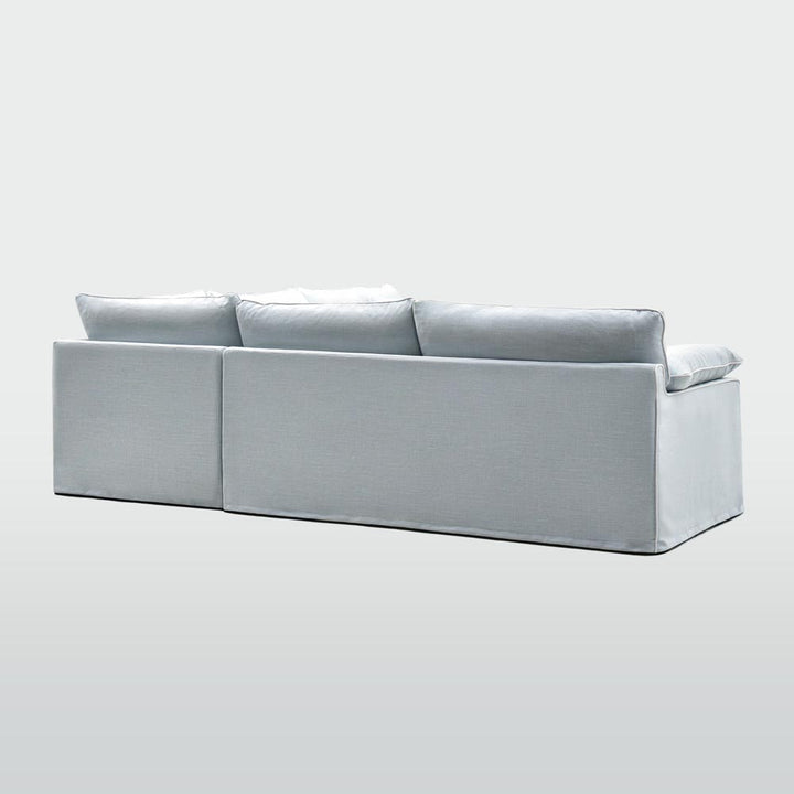 Norfolk 5 Seater Modular Sofa Beach w/White piping