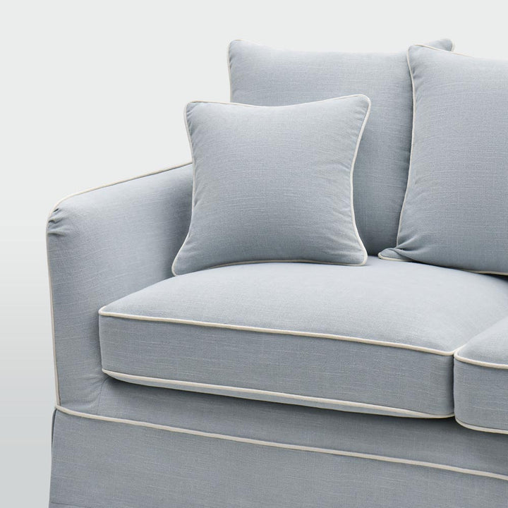 Noosa 3 Seater Right Chaise Sofa Beach