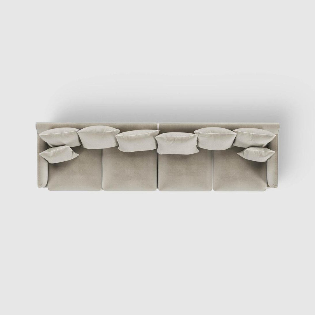 Noosa 4 Seat Modular Sofa Natural