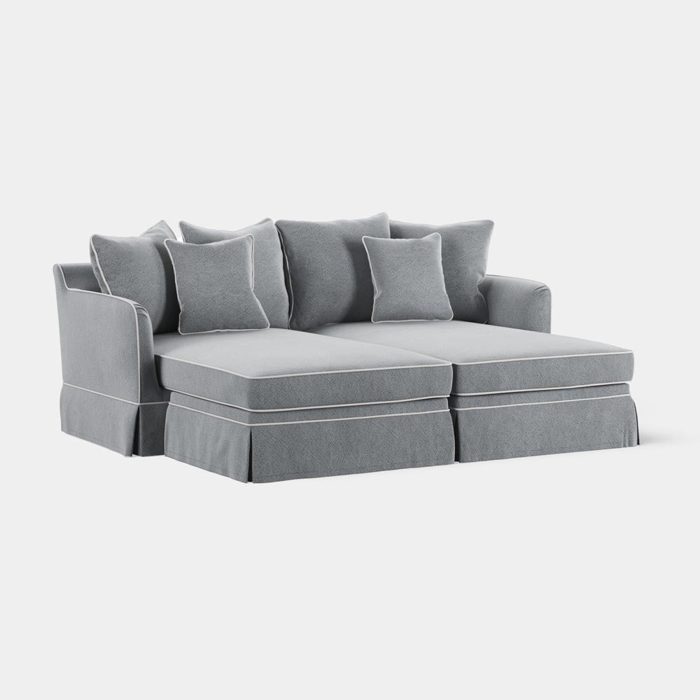 Noosa Double Chaise Daybed Grey