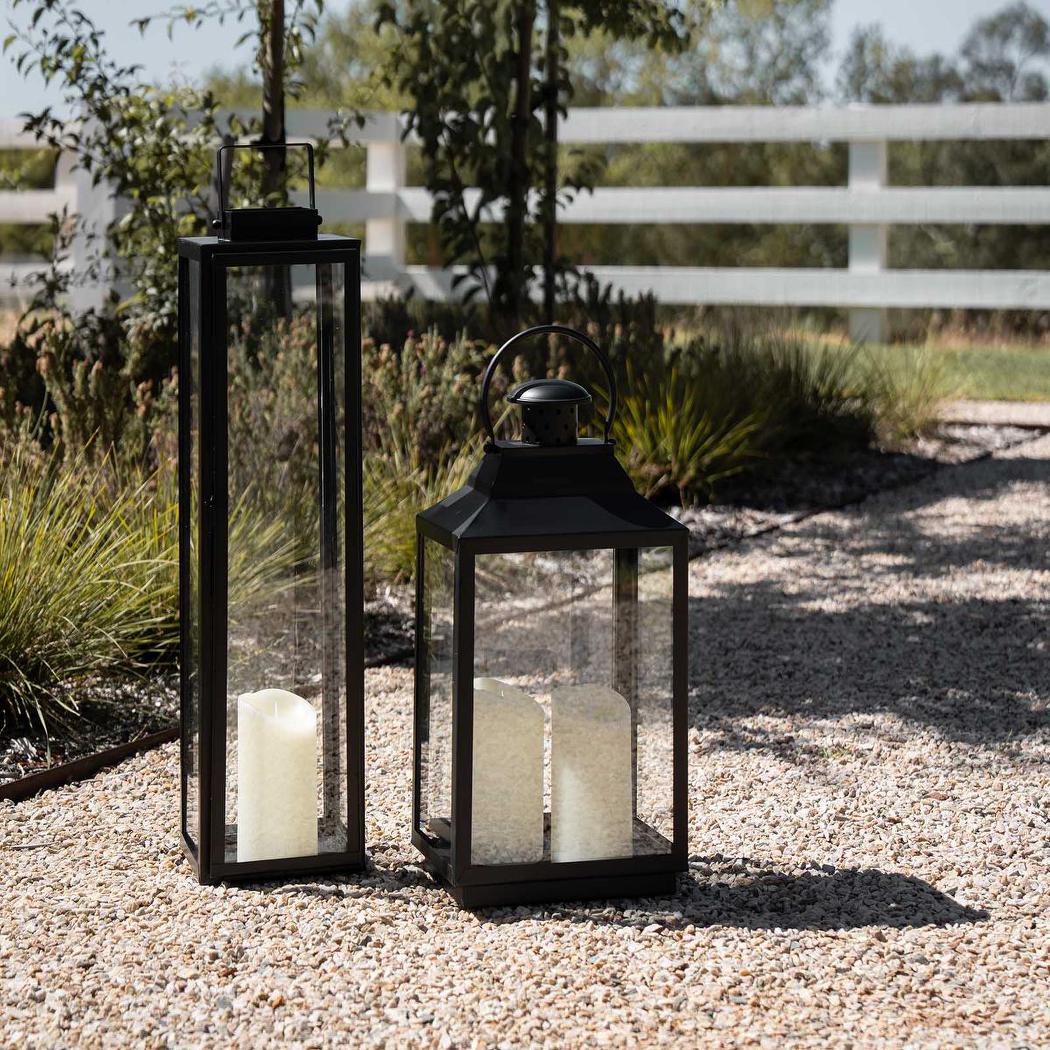 Lexington Lantern Large Black - Outdoor
