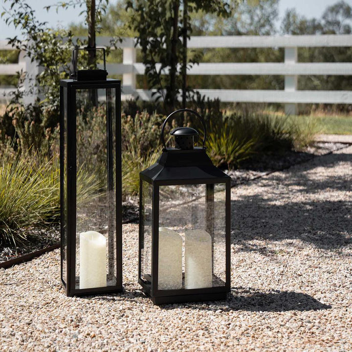 Lexington Lantern Large Black - Outdoor