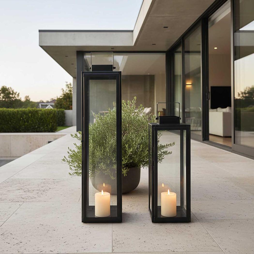 Lexington Lantern Small Black - Outdoor