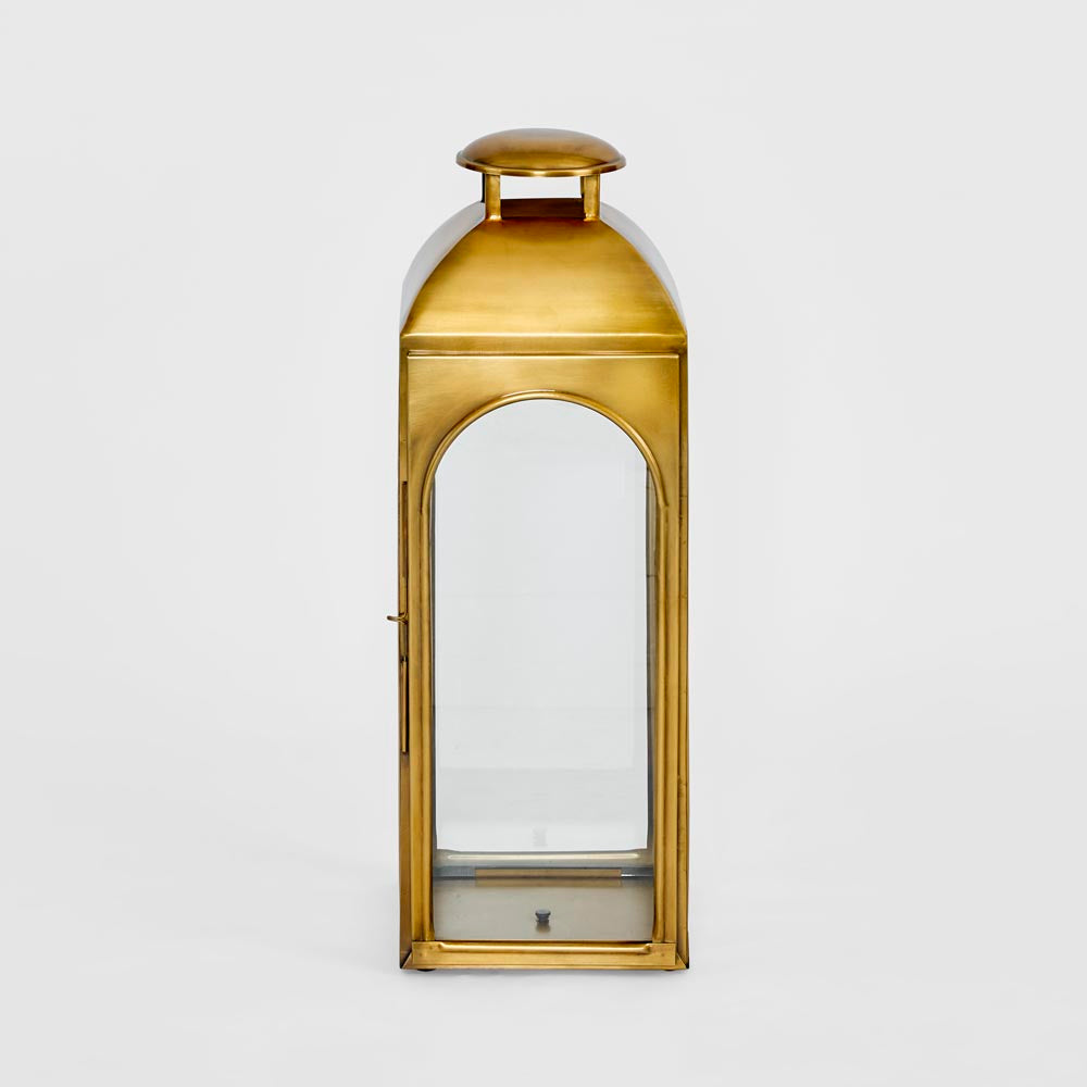Coachhouse Lantern Large Brass - Outdoor