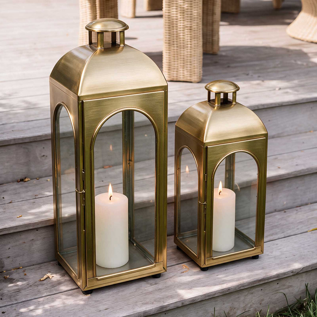 Coachhouse Lantern Small Brass - Outdoor
