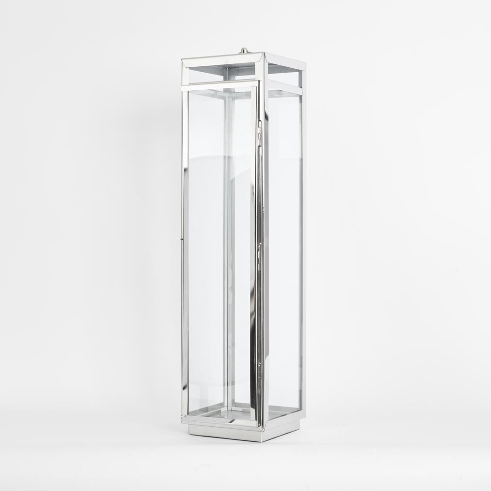 Charlotte Lantern Large Nickel - Outdoor