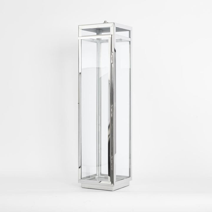 Charlotte Lantern Large Nickel - Outdoor