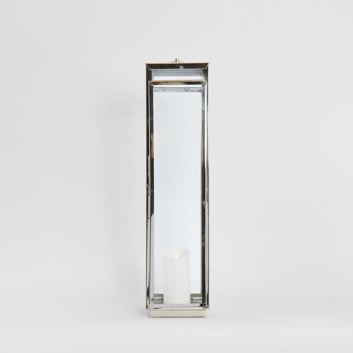 Charlotte Lantern Large Nickel - Outdoor
