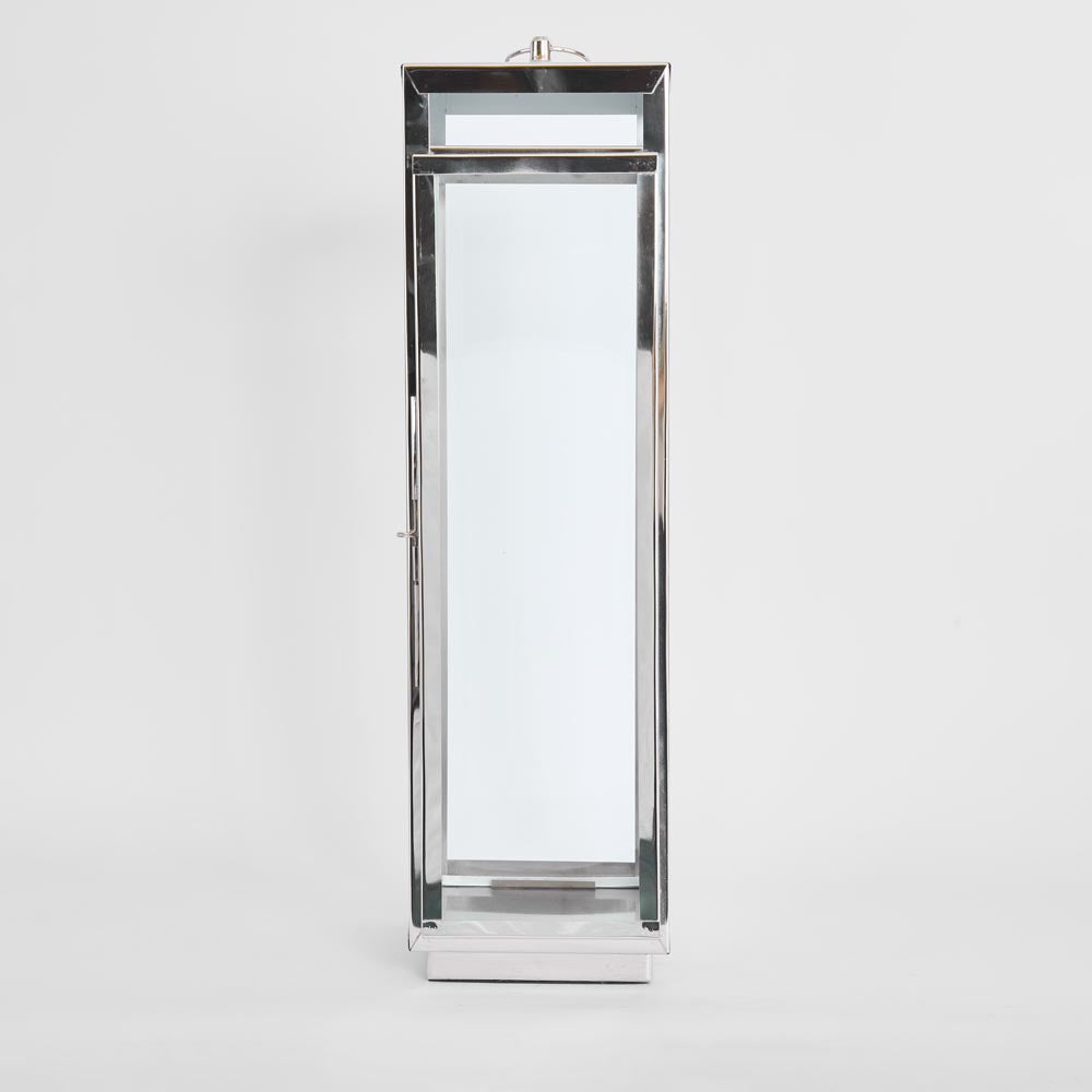 Charlotte Lantern Medium Nickel - Outdoor