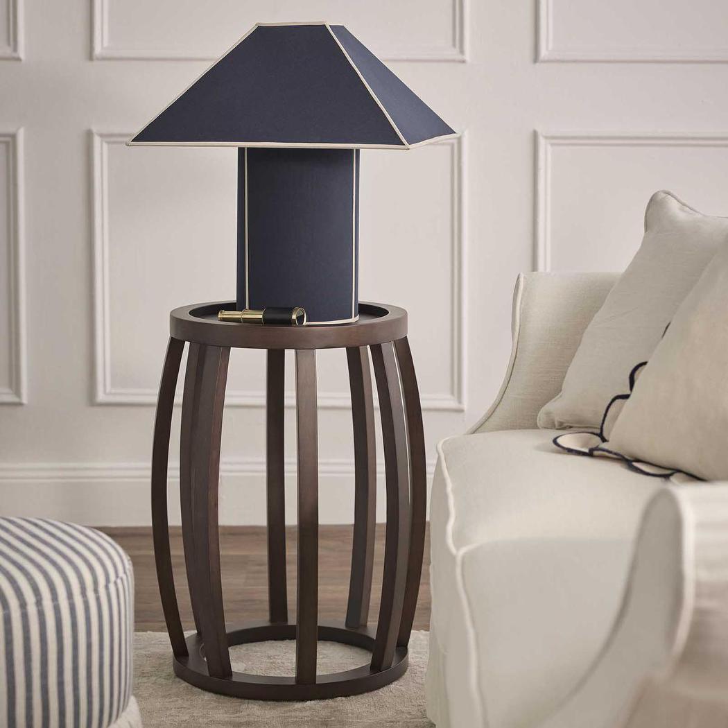 Gable Table Lamp Dark Navy