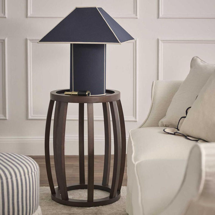 Gable Table Lamp Dark Navy