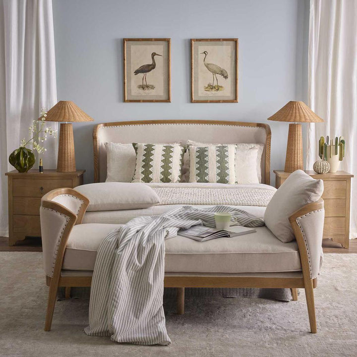 Apex Rattan Table Lamp & Shade