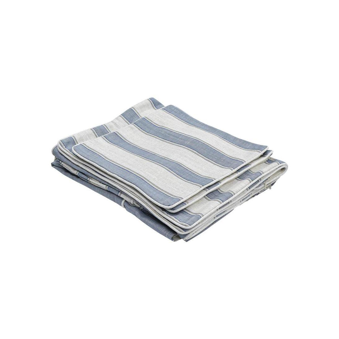 Slip Cover Only - Noosa Hamptons 2S LHF Blue Sky Stripe