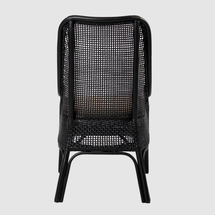 Victoria Hamptons Dining Chair Black
