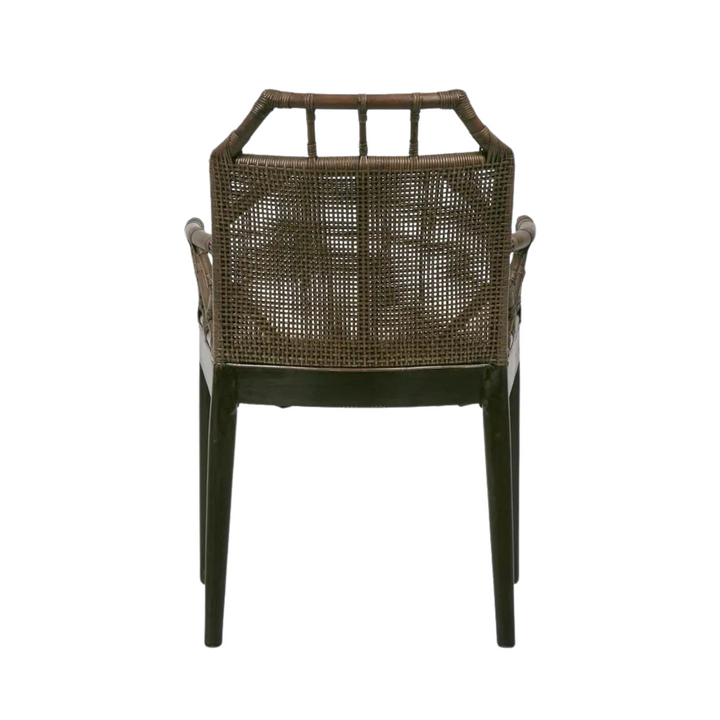 Baker Dining Chair with arms Soil Brown