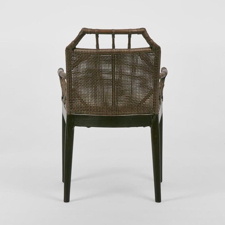 Baker Dining Chair with arms Soil Brown