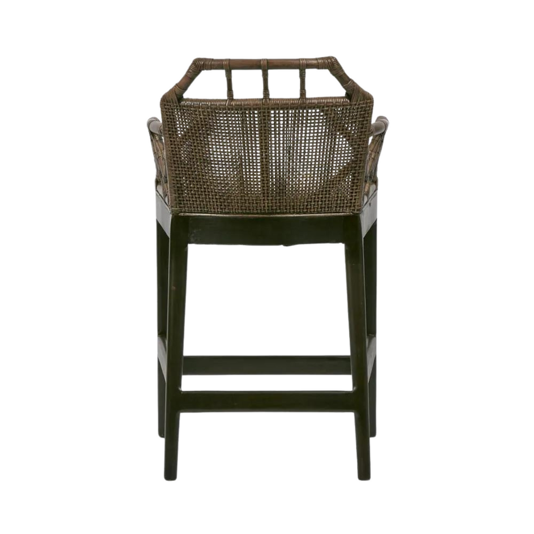 Baker Counter Stool with arms Soil Brown