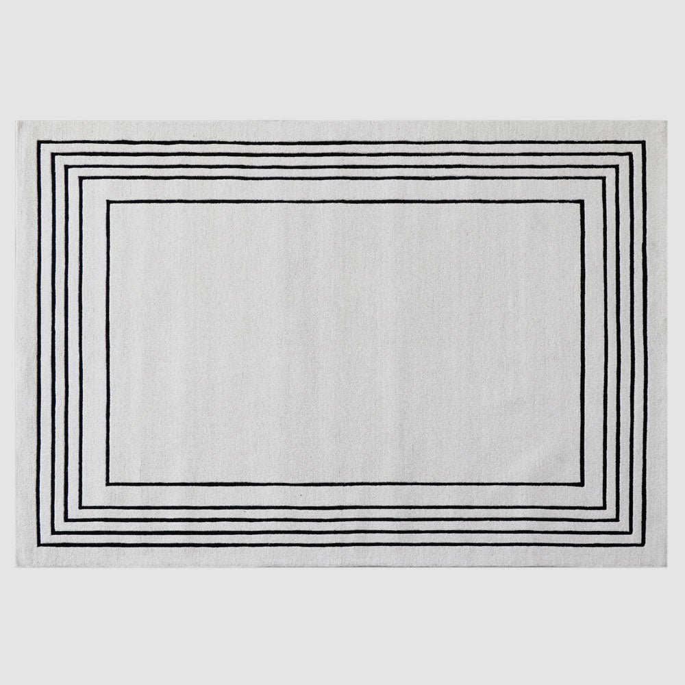 Easton Bay Hand-Tufted 100% Wool Rug Ivory